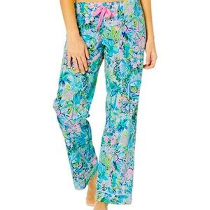Lilly Pulitzer Pajama Pants/Bottoms in Lilly’s House Print Size XS